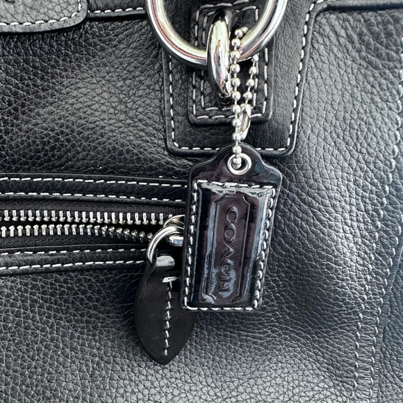 Coach Black Leather Bag - Picture 9 of 12